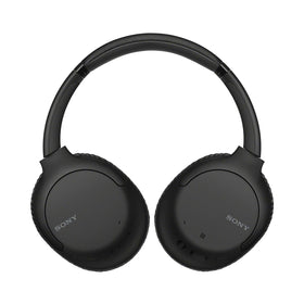 Sony WH-CH710N front view showing sleek design and comfortable fit.