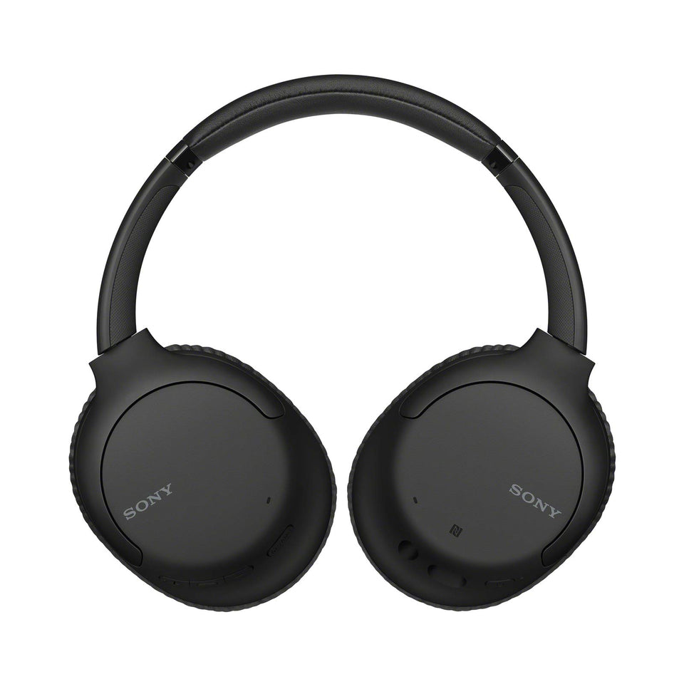 Sony WH-CH710N front view showing sleek design and comfortable fit.