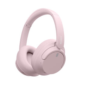 Sony WH-CH720N pink worn for immersive music on the go.