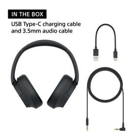 Sony WH-CH720N quick charge provides 1 hour of playback from a 3-minute charge