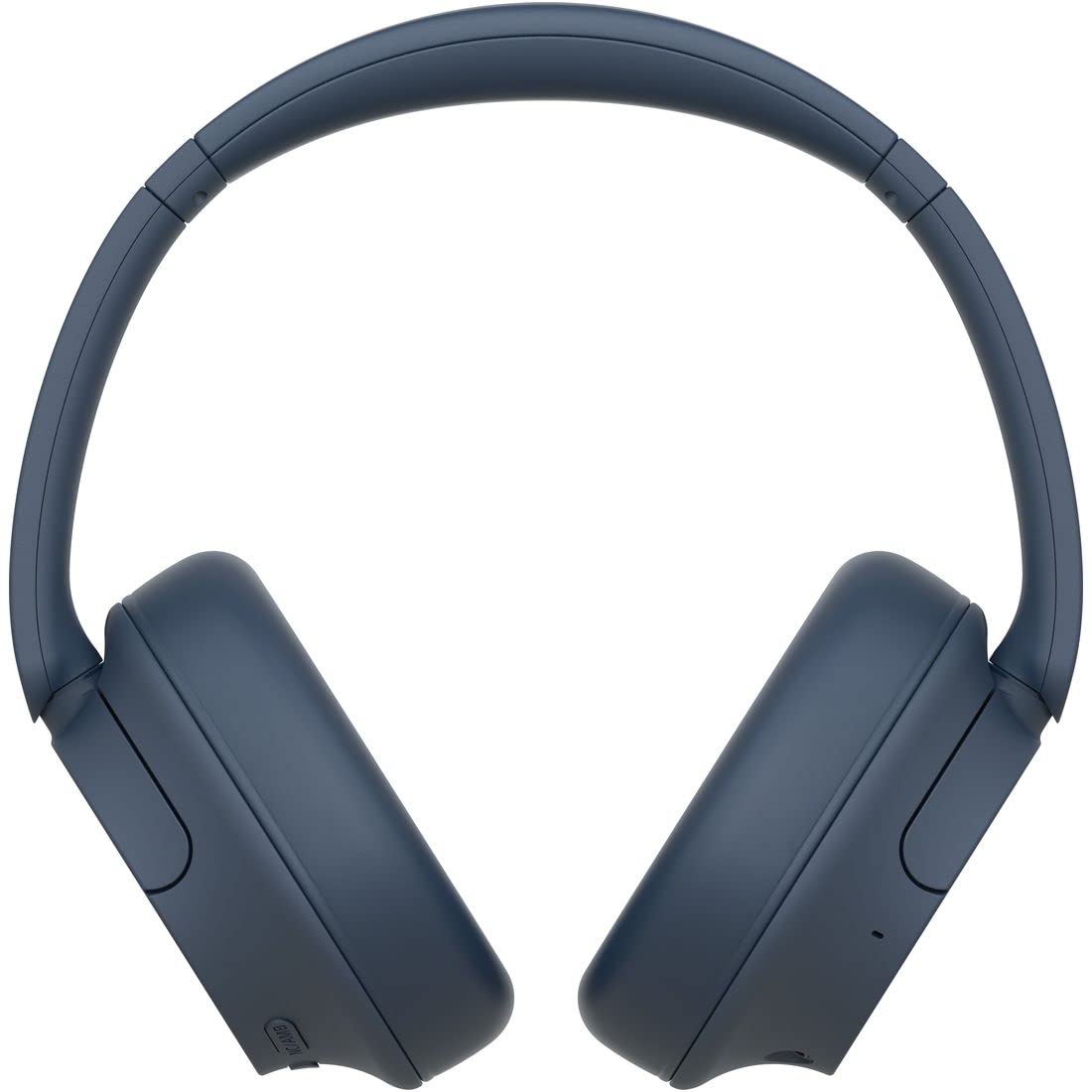 Sony WH-CH720NL navy blue front view headphones showing lightweight cushions and sleek styling for daily listening