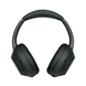Sony WH1000XM3 black side view showing tactile controls for quick adjustments.
