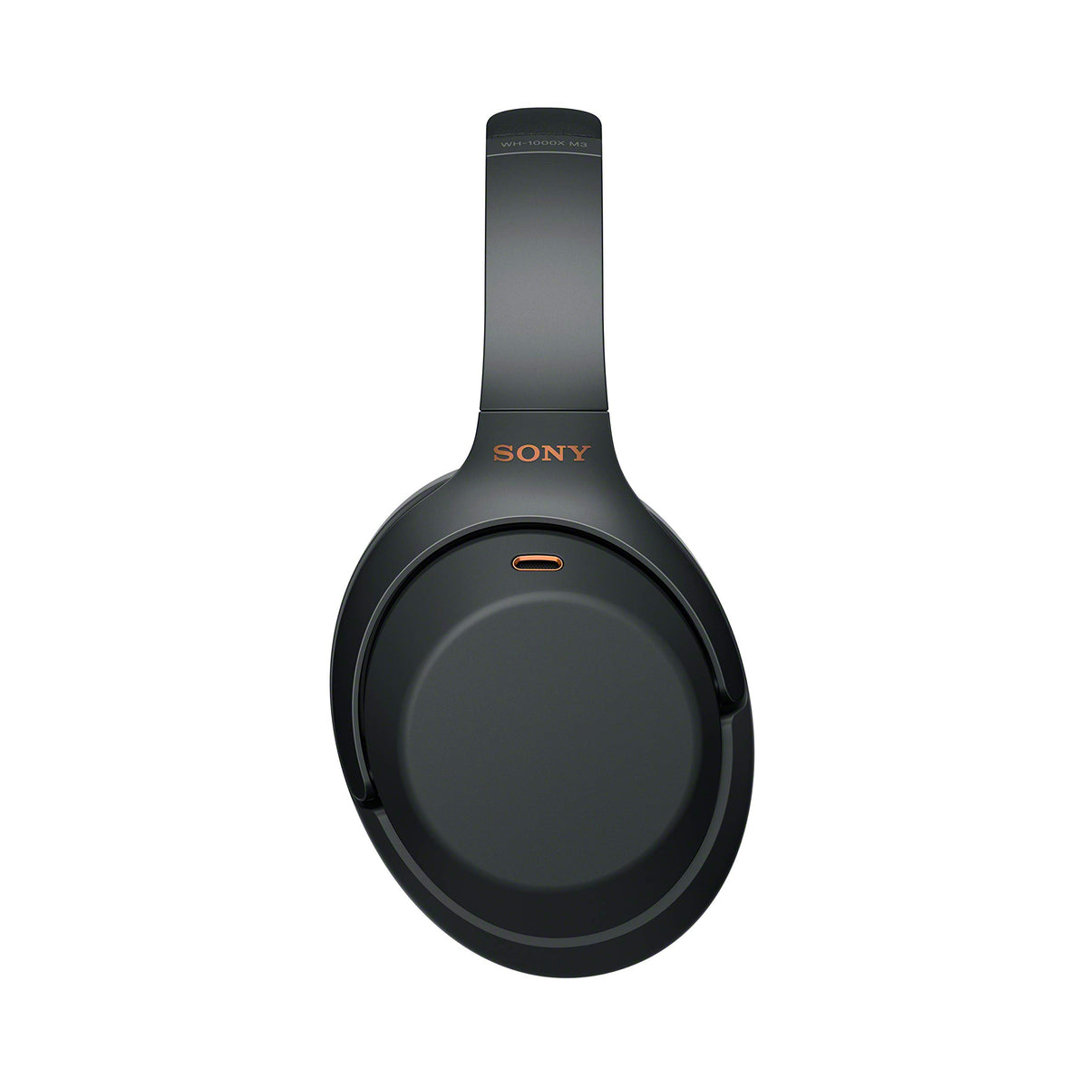 Sony WH1000XM3 foam urethane ear pads close-up highlighting comfort fit.