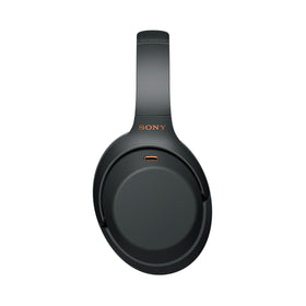 Sony WH1000XM3 foam urethane ear pads close-up highlighting comfort fit.