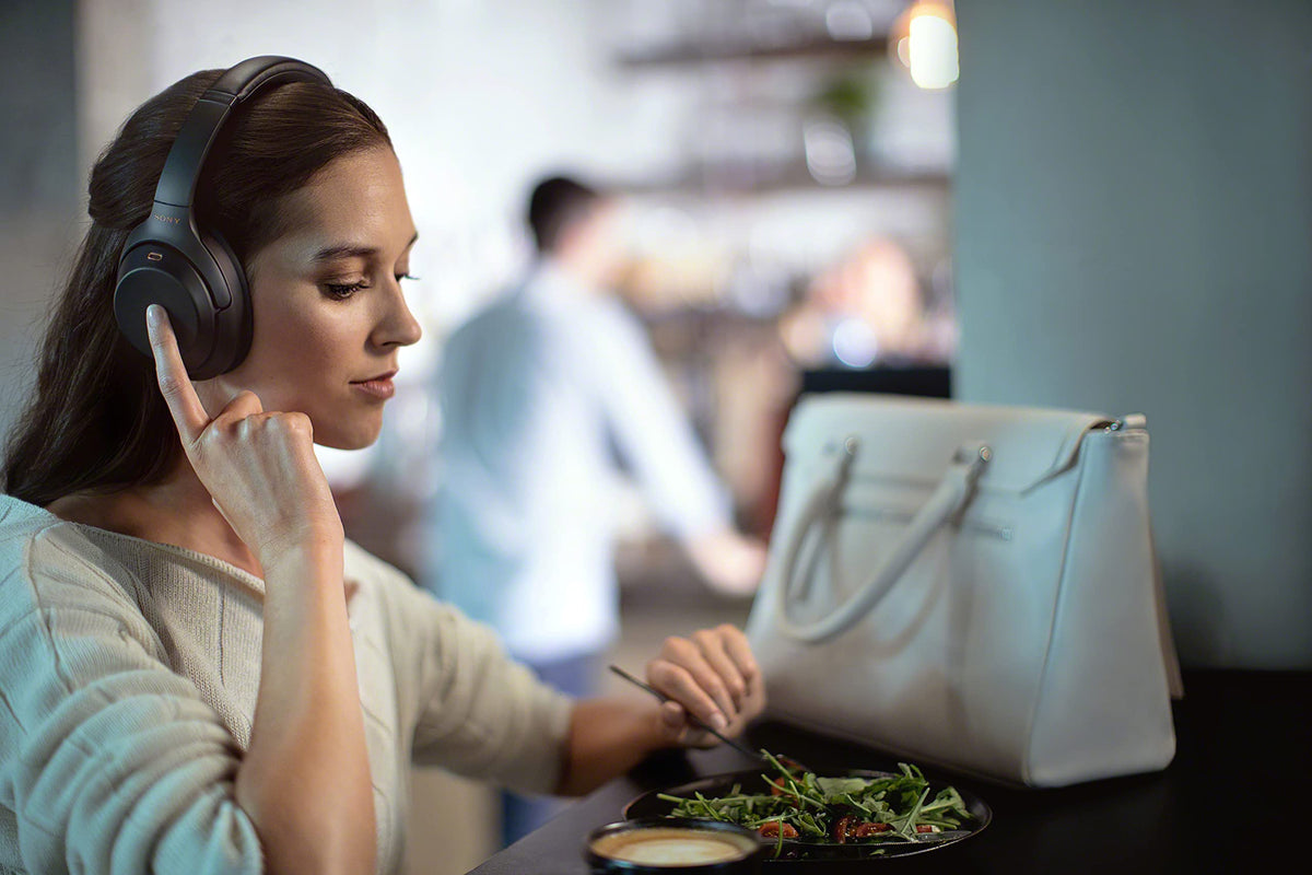 Sony WH1000XM3 hi-res 1.57-inch driver detail for crisp audio reproduction.
