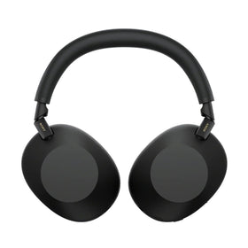Sony WH-1000XM6 headband close-up emphasizes lightweight build.
