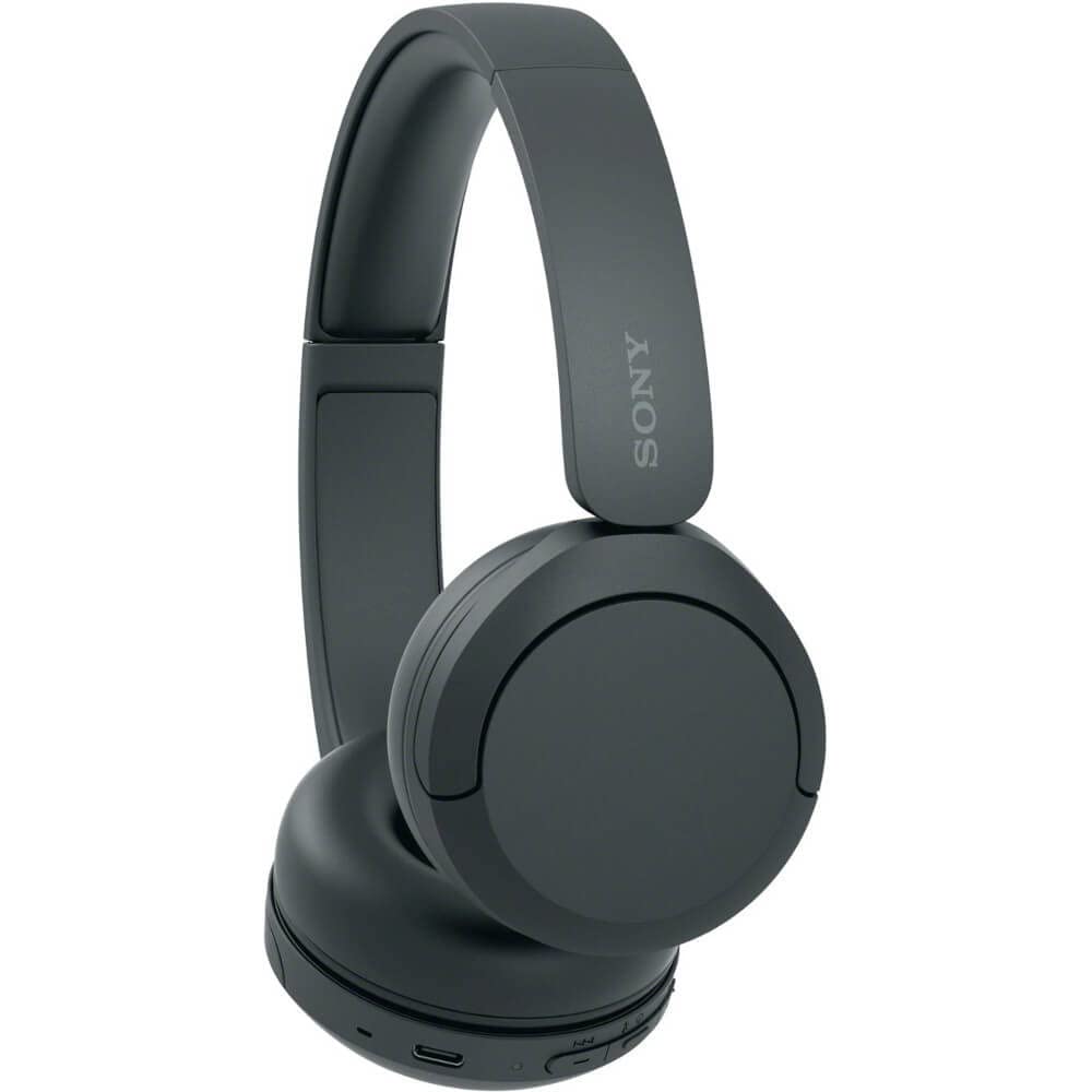 Sony WHCH520B wireless headphones on-ear wear for all-day comfort