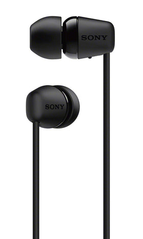 Sony WI-C200 neckband detail highlighting flexible design and stable wear
