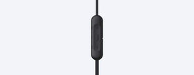 Sony WI-C310 neckband and inline controls showing easy access to playback and calls