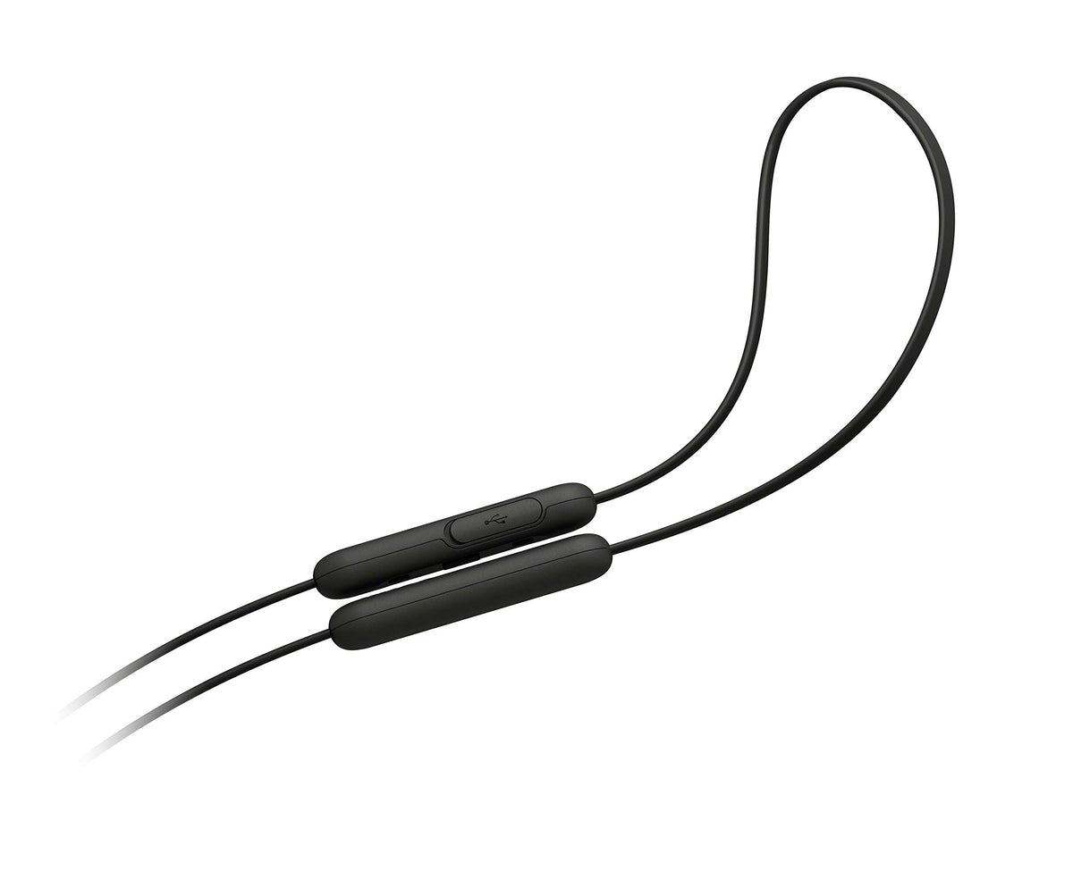 Sony WI-XB400 worn by commuter demonstrating secure fit and bass benefit