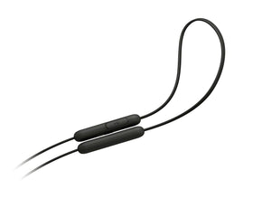 Sony WI-XB400 worn by commuter demonstrating secure fit and bass benefit