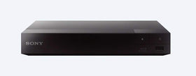Sony Wi-Fi streaming setup front panel highlights quick access to apps