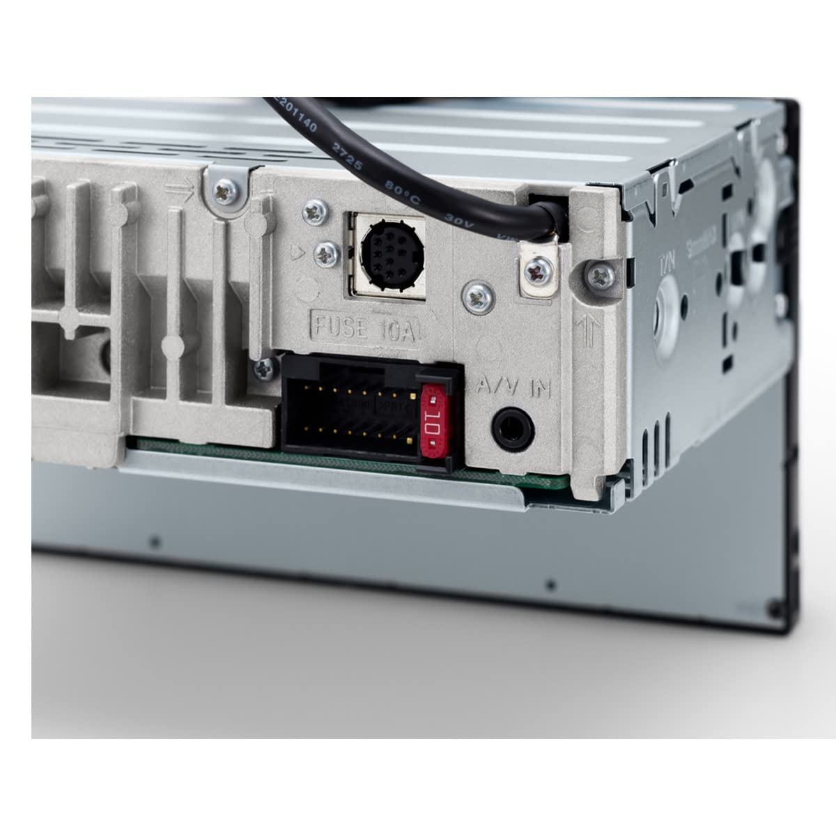 Sony XAV-AX3200 compact rear chassis eases installation in many vehicles.