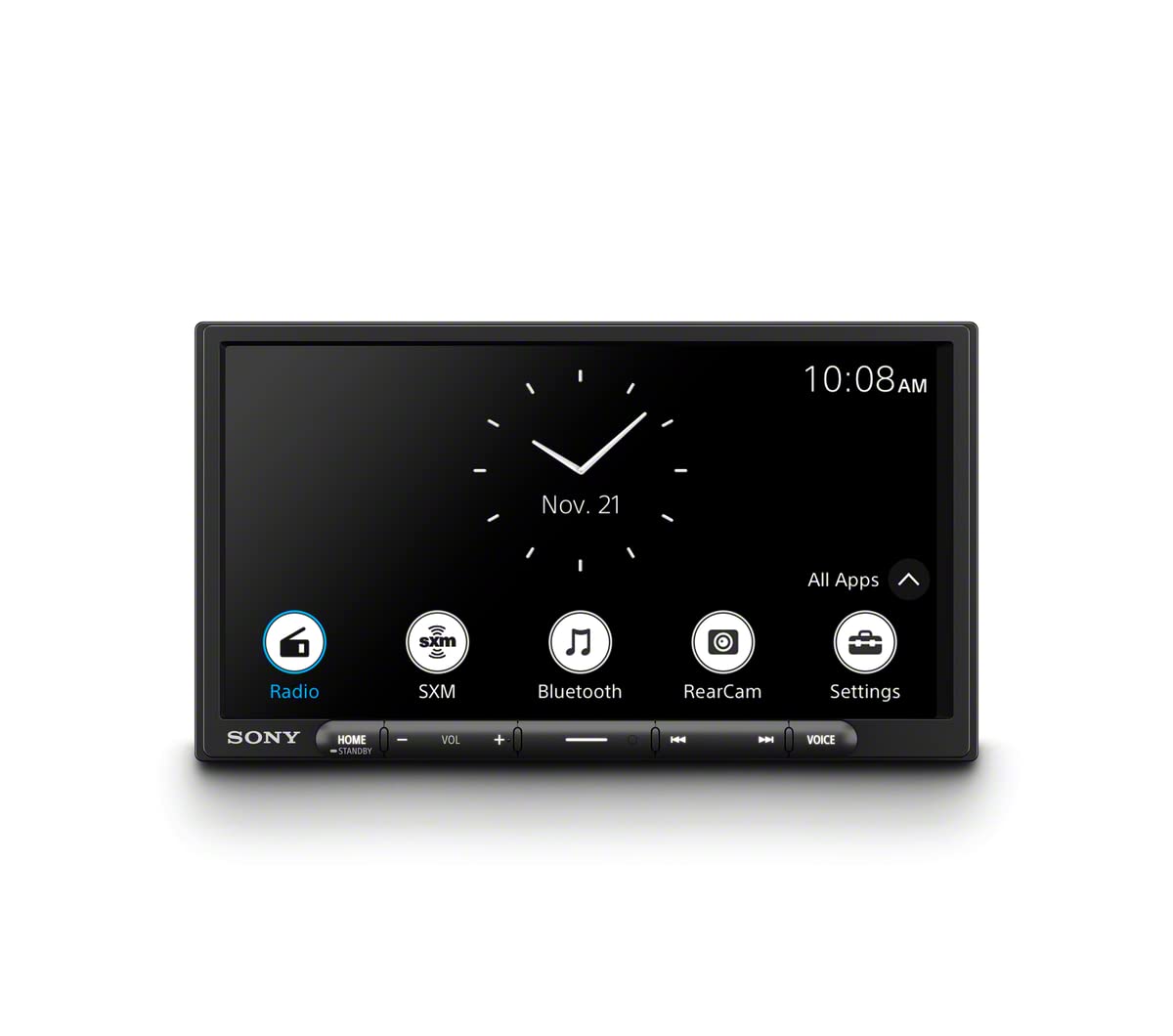 Sony XAV-AX4000 anti-glare touchscreen improves visibility for navigation day and night