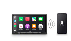 Sony XAV-AX4000 built-in DSP with time alignment delivers precise sound staging