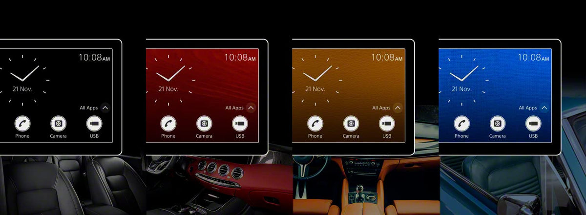 Sony XAV-AX4000 slim single-DIN design fits most dashboards