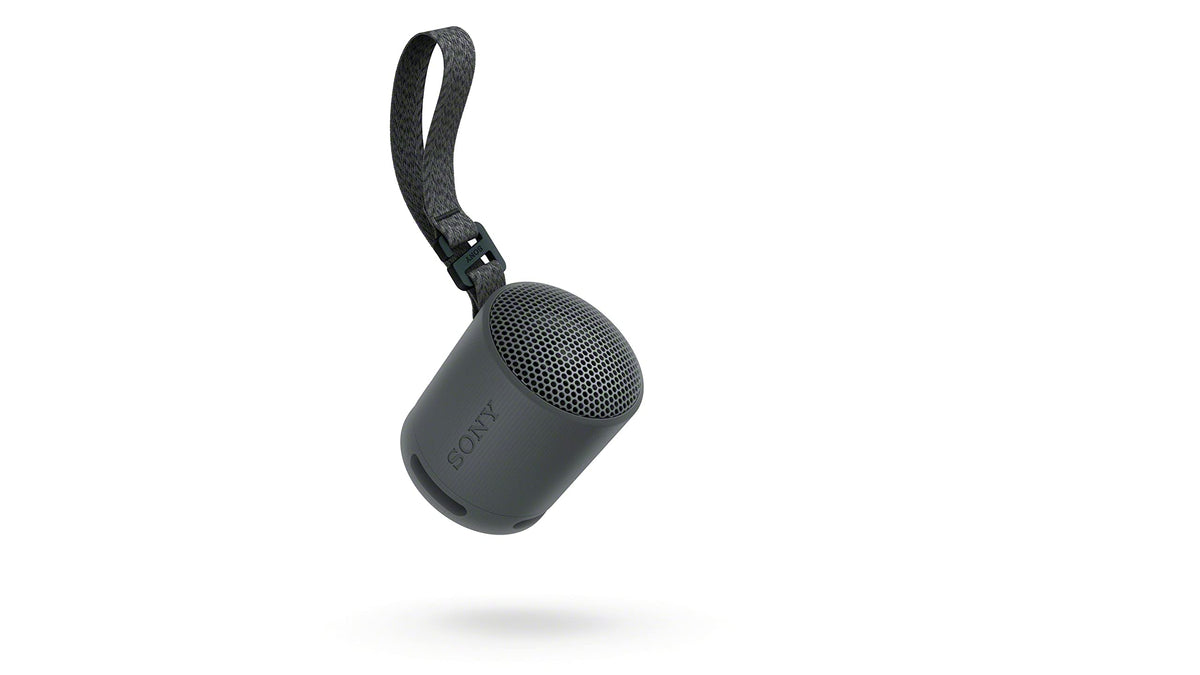 Sony SRS-XB100 USB-C port close-up, quick charging and modern connectivity