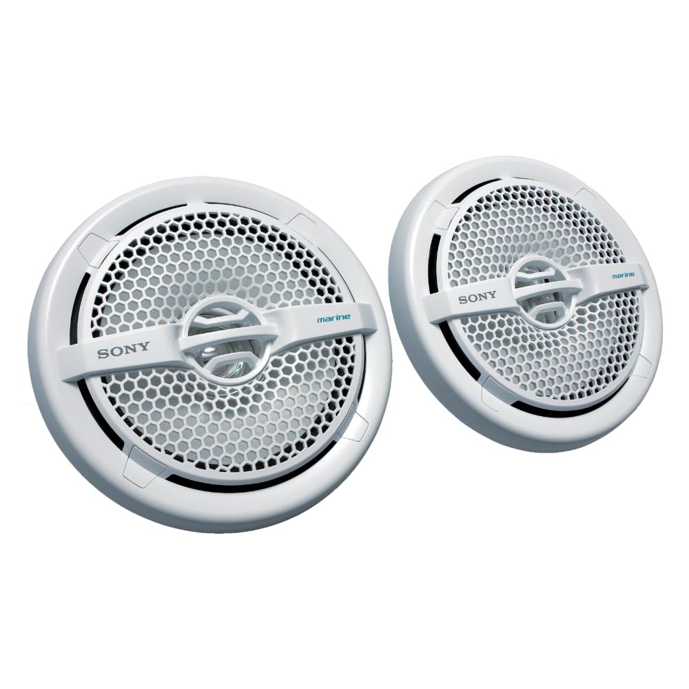 Sony XS-MP1611 six-and-a-half-inch dual-cone speaker for clear marine audio on boats
