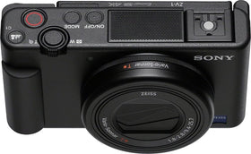 Sony ZV-1 forward-directional microphone captures clearer audio in on-camera shoots.