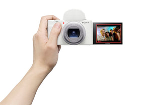 Sony ZV-1 II 18-50mm lens in action for versatile framing.