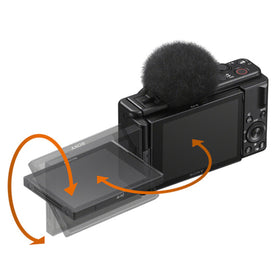 Sony ZV-1F LED video light to balance indoor and outdoor scenes