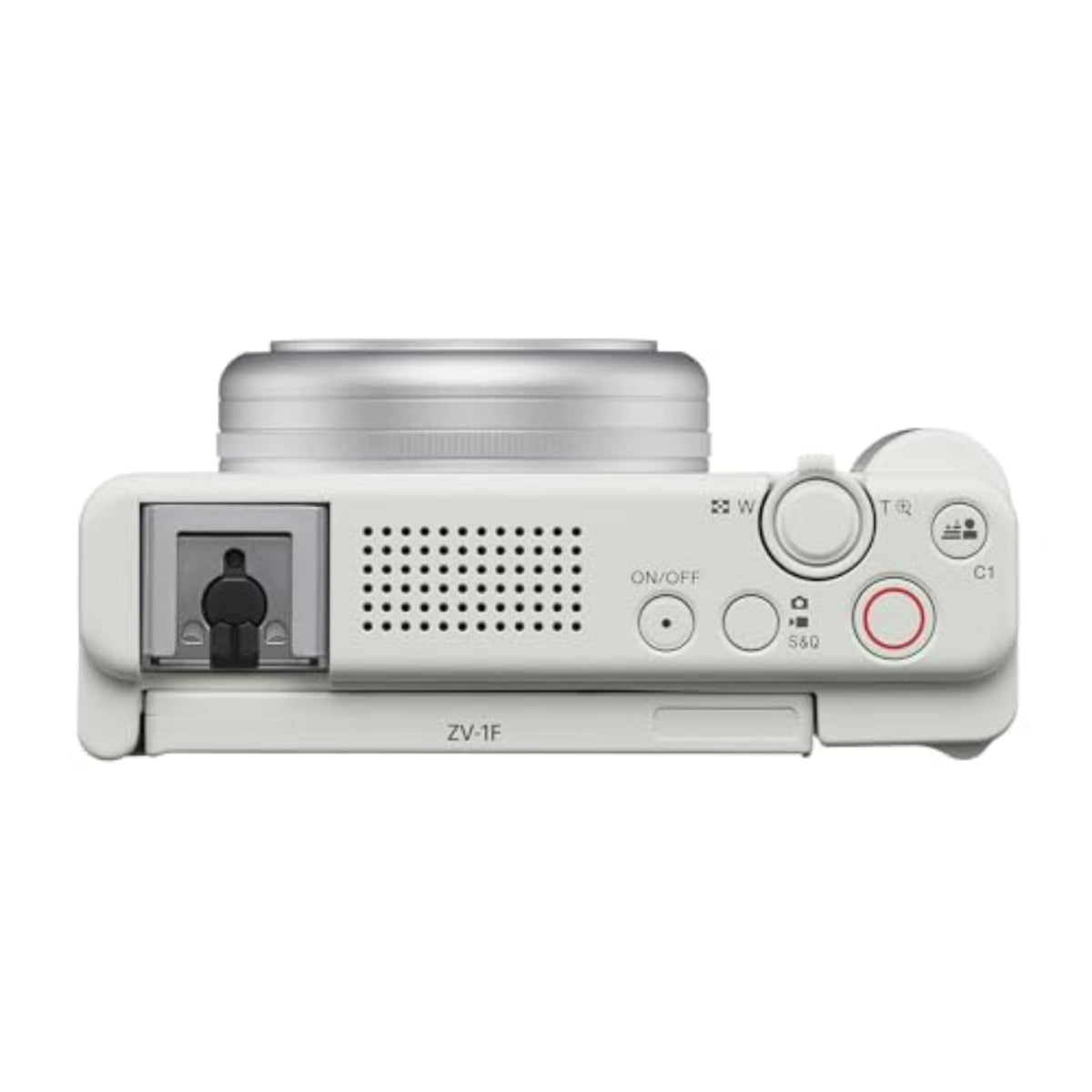 Sony ZV-1F side-articulating screen for easy selfie framing.