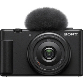 Sony ZV-1F ultra-wide 20mm lens for expansive vlogging scenes