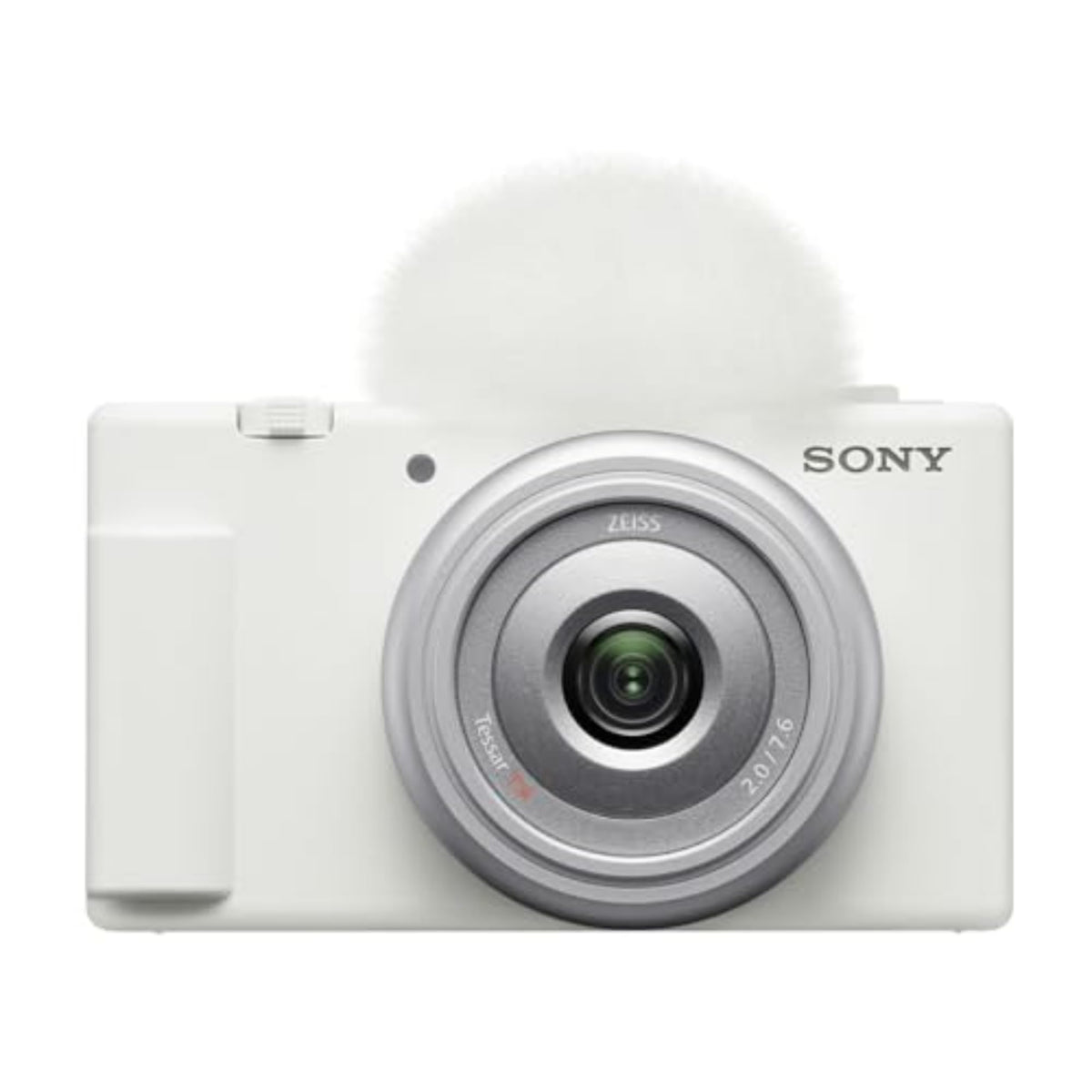 Sony ZV-1F wide-angle 20mm lens captures more frame for self-shot vlogs.