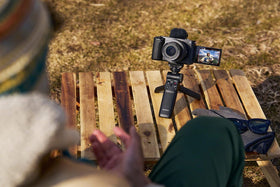 Sony ZV-E1 background bokeh control creates cinematic separation.