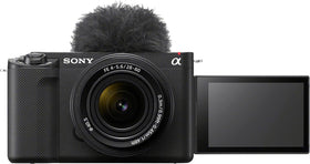 Sony ZV-E1 body in black, compact for handheld vlogging and quick setup.