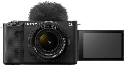 Sony ZV-E1 body in black, compact for handheld vlogging and quick setup.