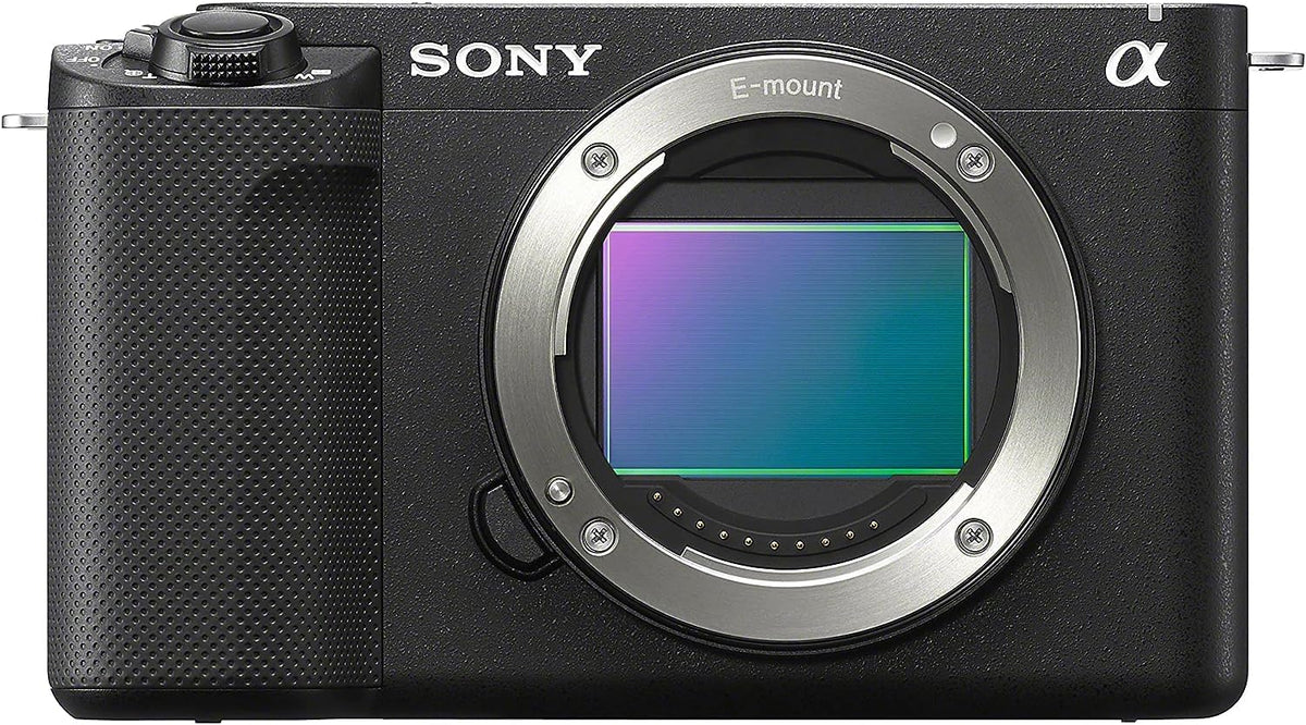 Sony ZV-E1 with 28-60mm lens enables versatile on-the-go filming.