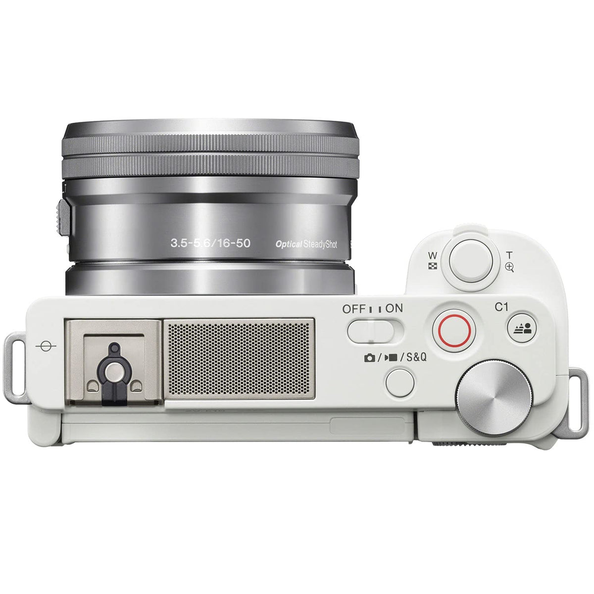 Sony ZV-E10 AC adaptor powers the camera during long recording sessions.