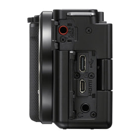 Sony ZV-E10 autofocus with face detection for dynamic shoots.