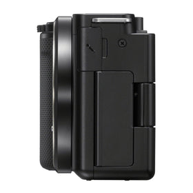 Sony ZV-E10 background defocus control highlighting subject isolation and depth.