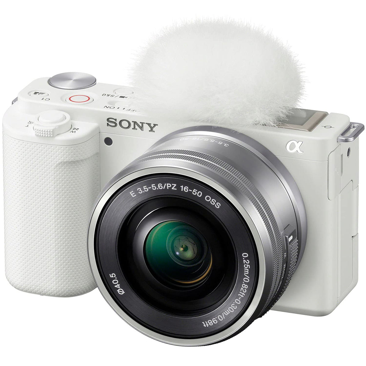 Sony ZV-E10 rear cap keeping camera ports protected between shoots.