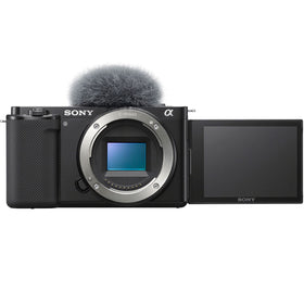 Sony ZV-E10L/B bundle includes case, extra battery and memory card