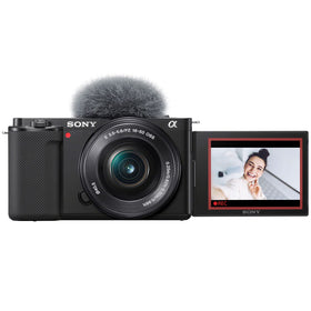 Sony ZV-E10L/B vari-angle LCD aids framing from tight angles