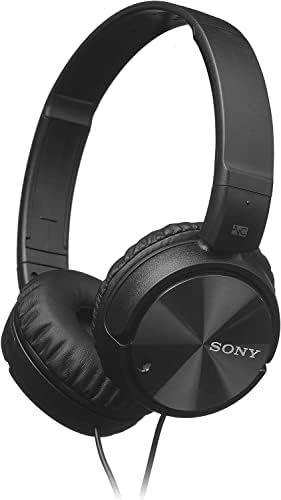 Sony ZX110NC front view highlighting earcups and controls for improved focus