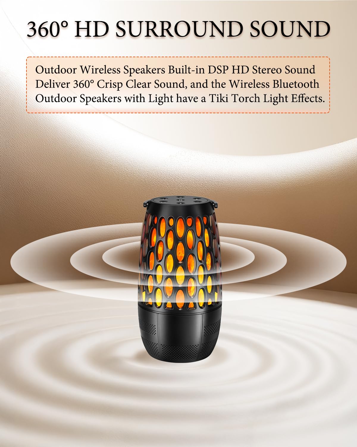 Soobuygoo multi-speaker auto-sync system for large outdoor areas.
