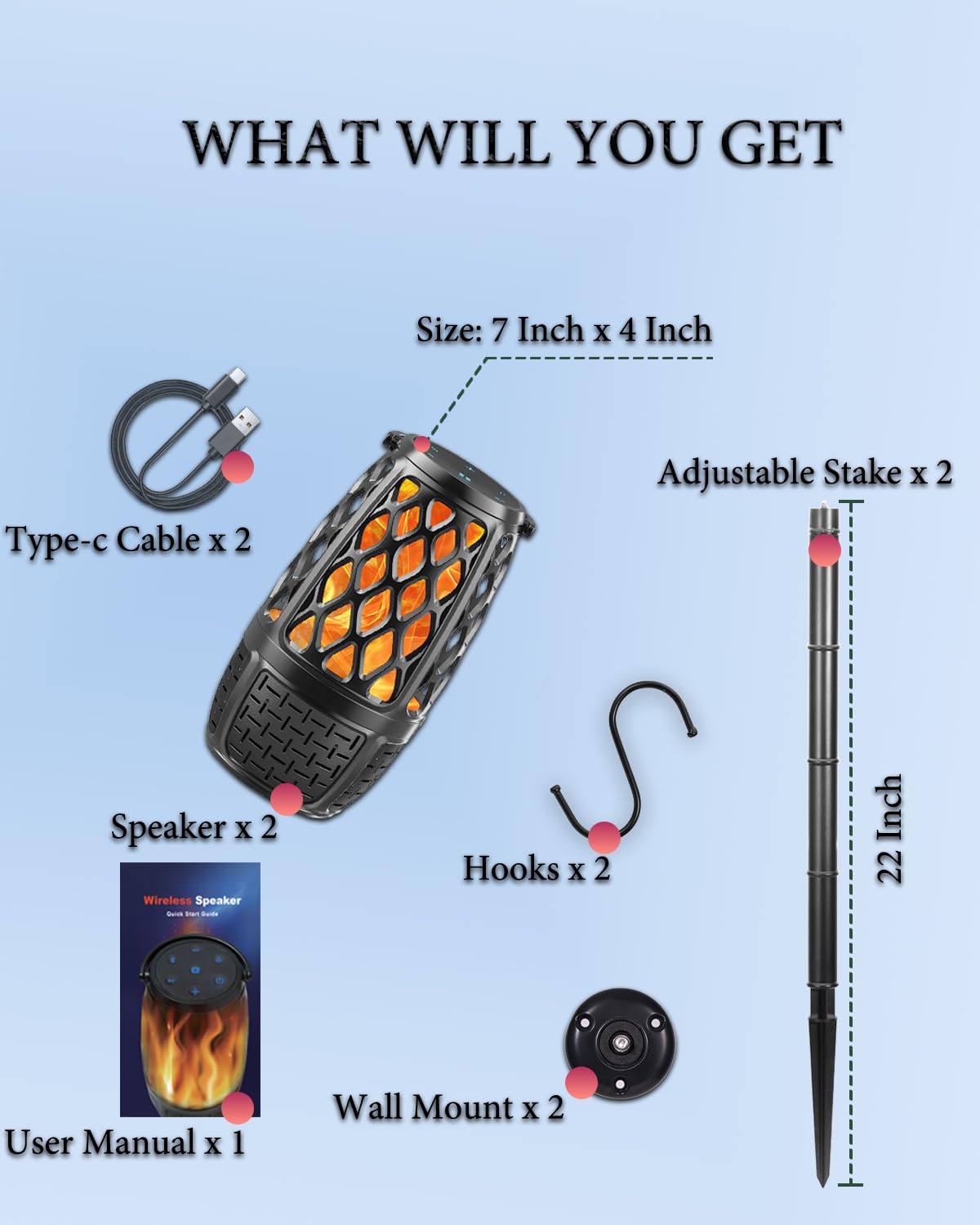 Soobuygoo gift-ready outdoor speakers ideal for men’s patio celebrations.