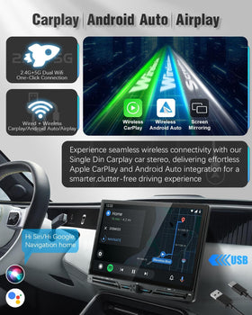 sooemaka in-dash radio with AHD reversing camera for precise parking visibility