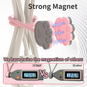 SOOOEC Cat Paw ties versatile for fridge magnets and keys in a kitchen or office