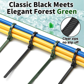SOOoEC 12-inch zip ties demonstrate heavy-duty performance up to 60 pounds