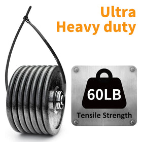 SOOoEC round-ending releasable zip tie designed for safe, adjustable fastening.