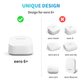 Sootozy eero 6 Plus wall mount with sleek design blends with home decor.