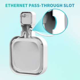 Sootozy eero7 wall mount keeps router off the floor and flush.