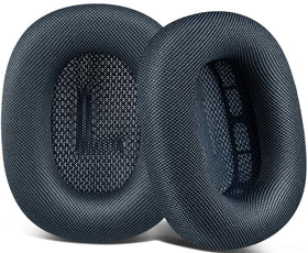 SOPROM ear cushions demonstrate AirPods Max compatibility for a secure fit.