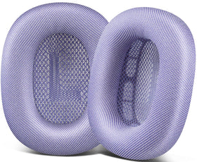 SOPROM ear cushions for AirPods Max fit securely for long listening comfort.