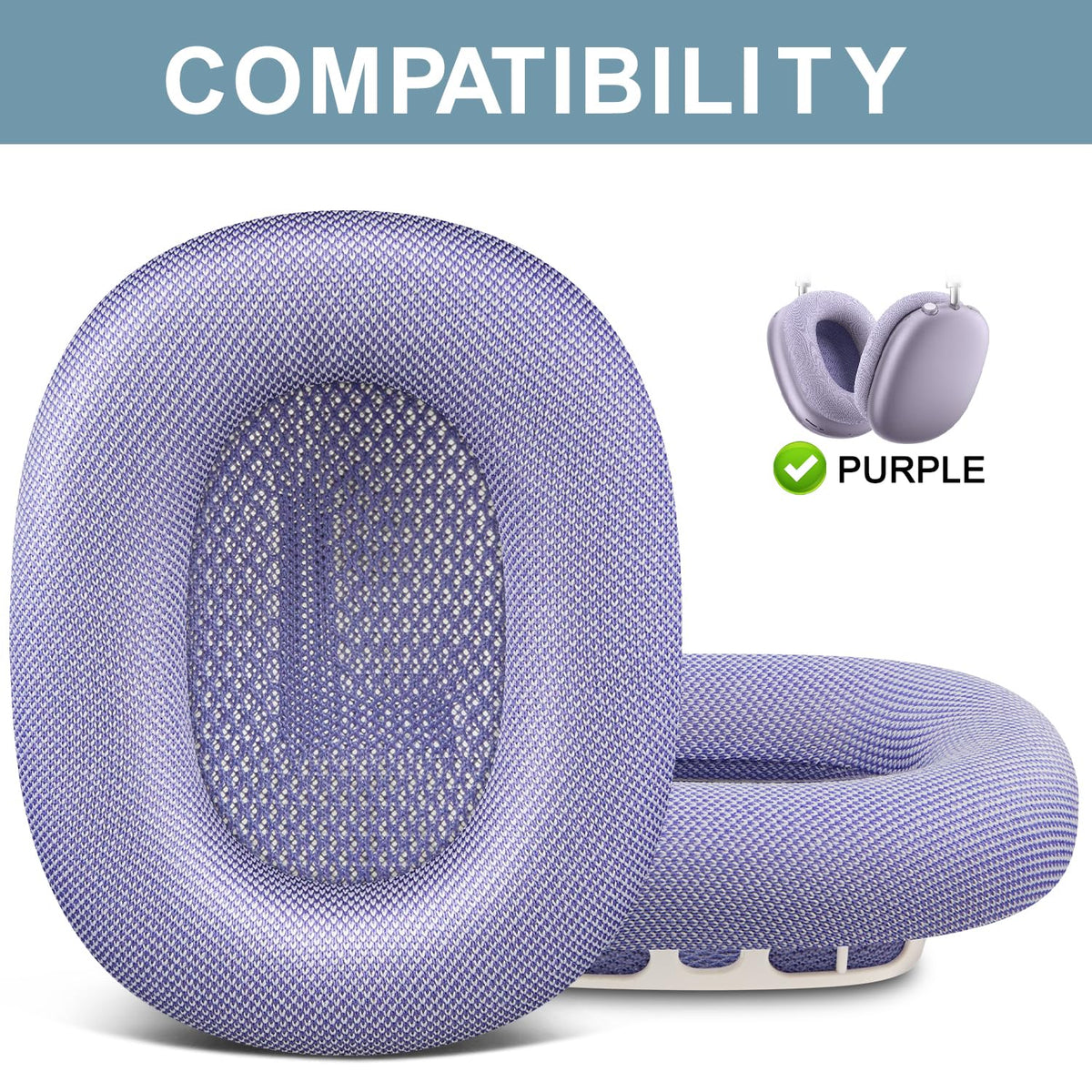 SOPROM cushions show durable mesh fabric for breathable daily use.